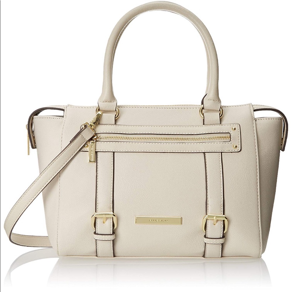 Military Luxe II Satchel Top Handle Bag